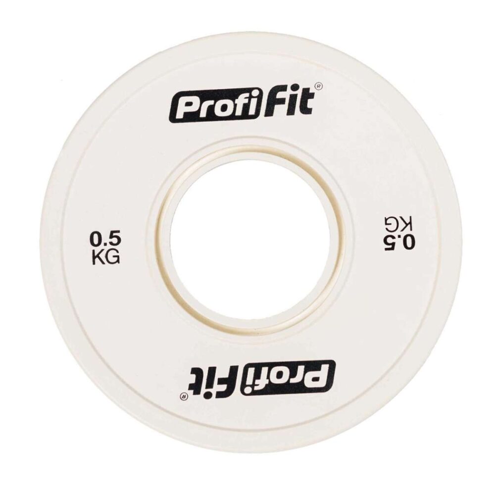 Диск профессиональный обрезиненный цветной D51 мм PROFI-FIT 0,5 кг